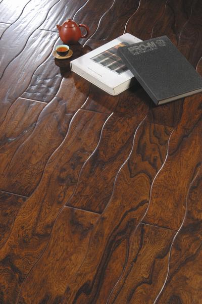 Elm ancient curved flooring(bronze color)